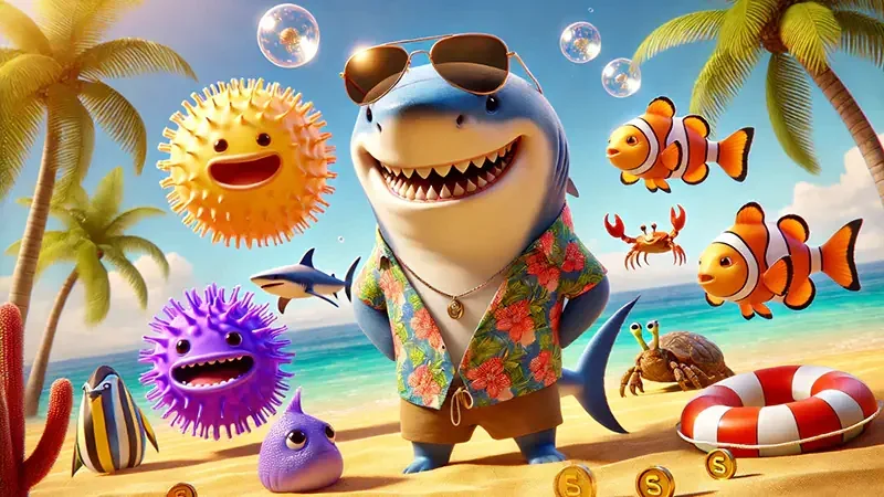 Tampilan permainan tembak ikan bawah laut di ASUSTOGEL